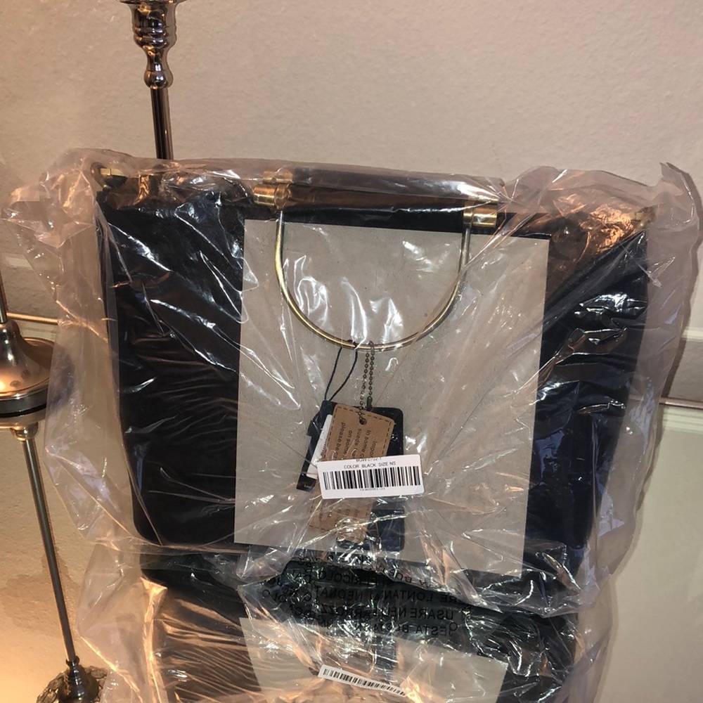 Lulus Black Tote Bag - Picture 5 of 7